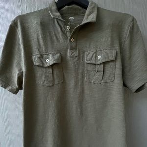 Old Navy Men's T-shirt Size L Olive Green